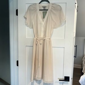 FLUTTER SLEEVE DRESS